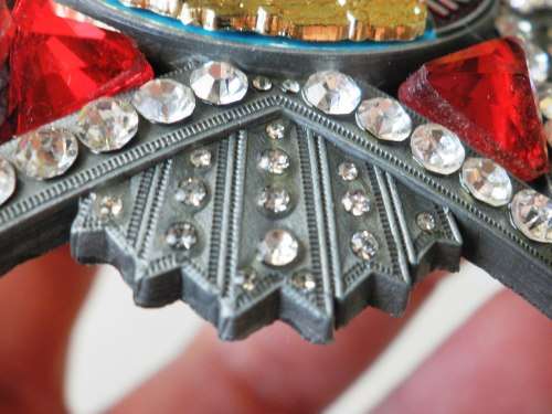 RUSSIA Soviet USSR WWII communist Medal Order of the VICTORY zirkons POBEDA gold plated replica box