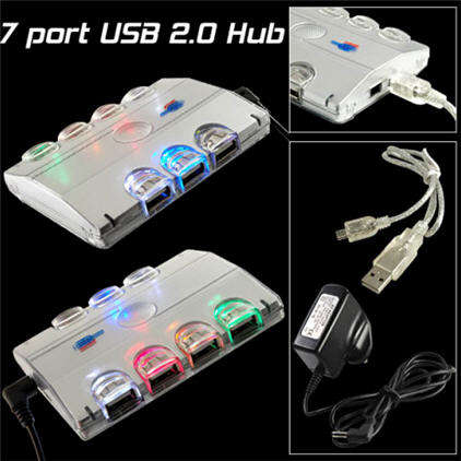 7 Port PC "MOD" USB HUB