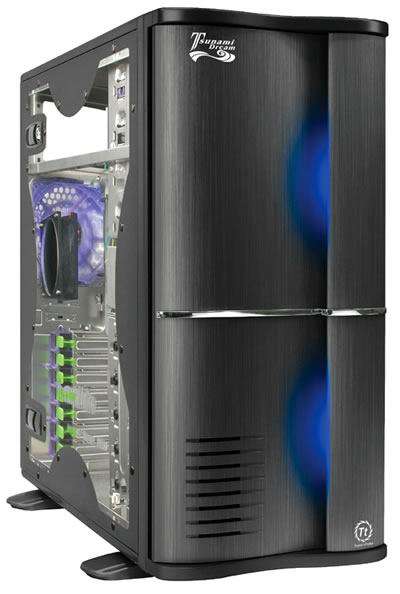 Intel Q6600 Quad Core Gaming PC -HD4850,4GB Ram, 500GB, 7W PSU, TT Tsunami case, 9700LED Cooler