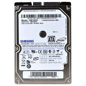 Samsung HM160HI Spinpoint 160GB 2.5" SATA Hard drive