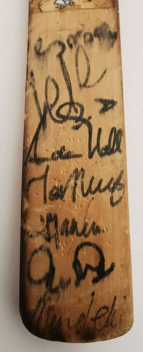 Autographed 2003 Cricket World Cup Mini-Bat (CLEARANCE)