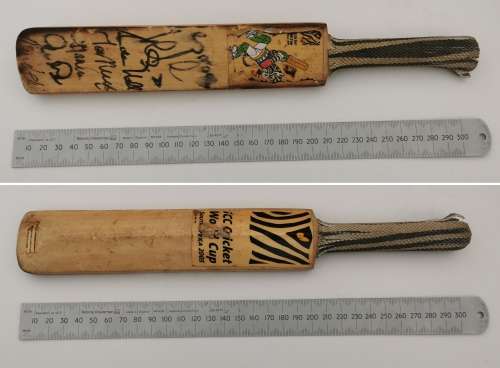 Autographed 2003 Cricket World Cup Mini-Bat (CLEARANCE)