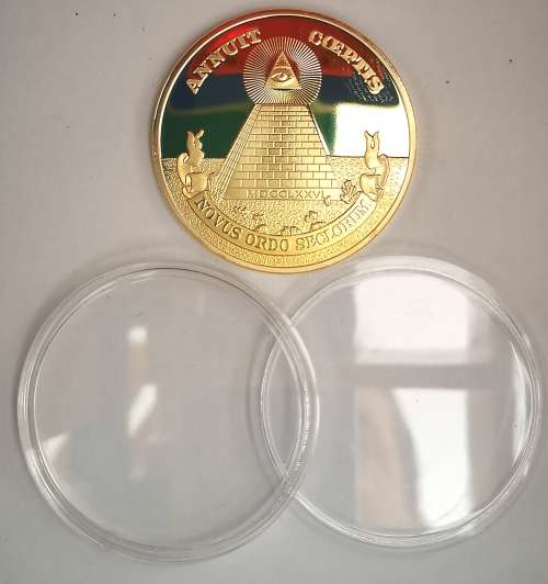Gold Freemason`s Commemorative Coin (CLEARANCE)
