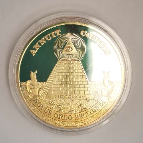 Gold Freemason`s Commemorative Coin (CLEARANCE)