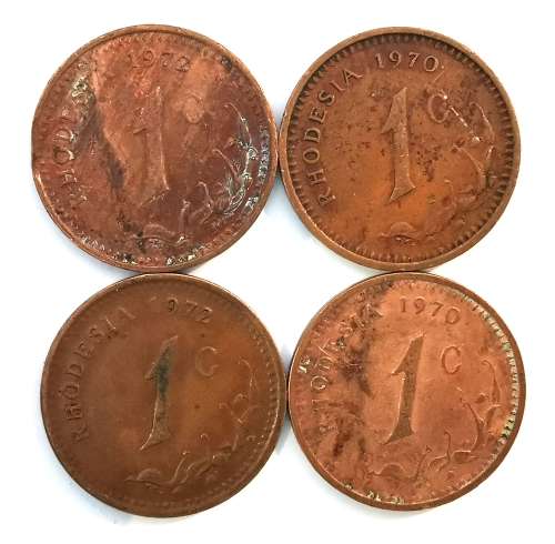 11 x Various Rhodesian Coins 1948-75(CLEARANCE)
