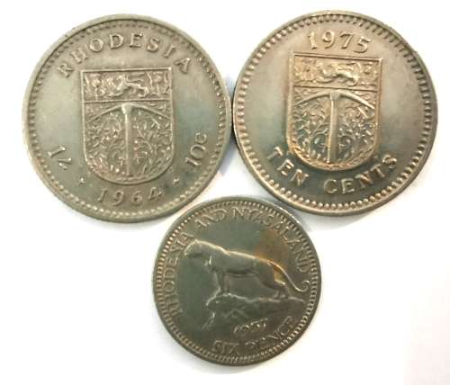 11 x Various Rhodesian Coins 1948-75(CLEARANCE)