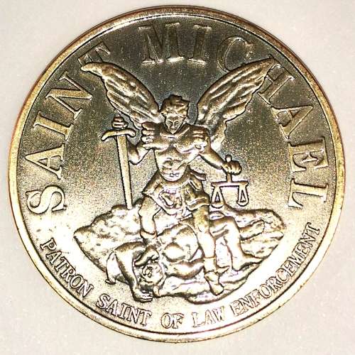 US Cincinnati Police Dept. St Michael Coin (CLEARANCE)