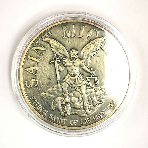 US Cincinnati Police Dept. St Michael Coin (CLEARANCE)