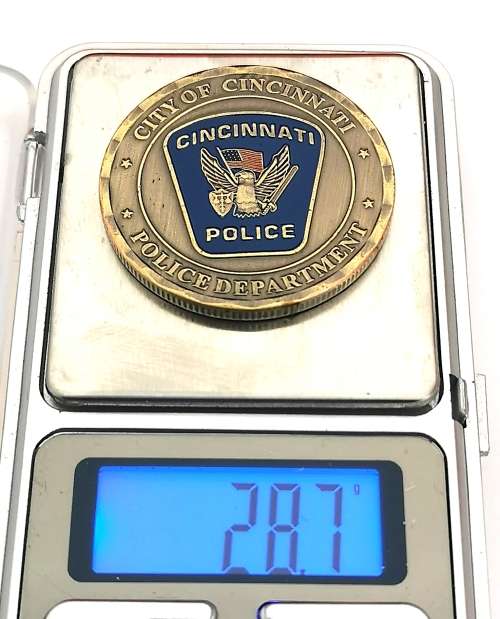 US Cincinnati Police Dept. St Michael Coin (CLEARANCE)