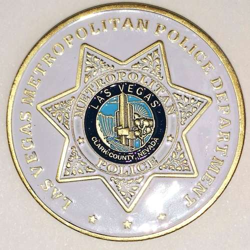 US Las Vegas Police Dept. St Michael Coin (CLEARANCE)