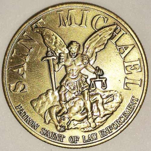 US Las Vegas Police Dept. St Michael Coin (CLEARANCE)