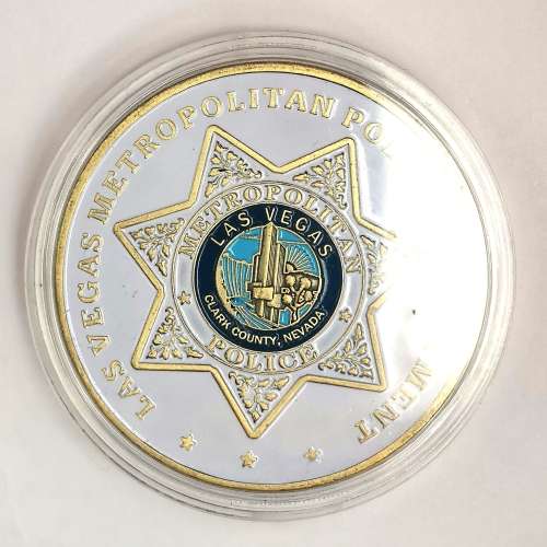 US Las Vegas Police Dept. St Michael Coin (CLEARANCE)