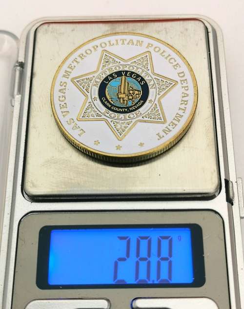 US Las Vegas Police Dept. St Michael Coin (CLEARANCE)