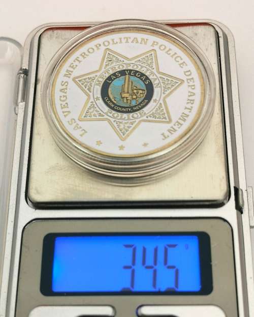 US Las Vegas Police Dept. St Michael Coin (CLEARANCE)