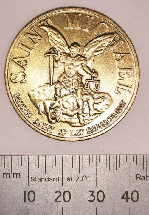 US Seattle Police Dept. St Michael Coin (CLEARANCE)