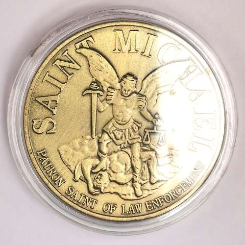US Seattle Police Dept. St Michael Coin (CLEARANCE)