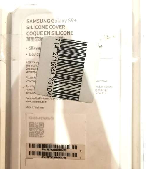 Original Samsung Galaxy S9+ Silicone Cover (CLEARANCE)