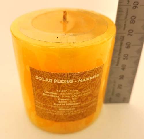 5 Piece Scented and Chakra Candle Set with Glass Holders (CLEARANCE)