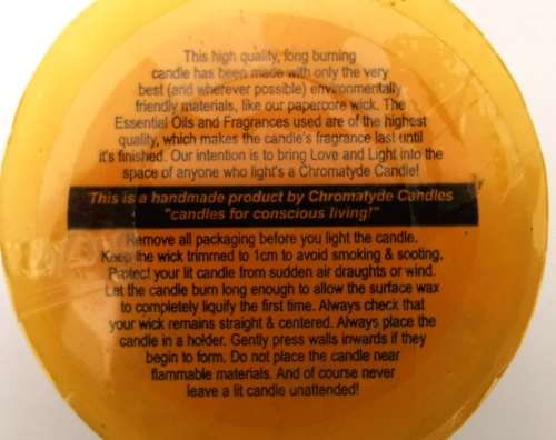 5 Piece Scented and Chakra Candle Set with Glass Holders (CLEARANCE)