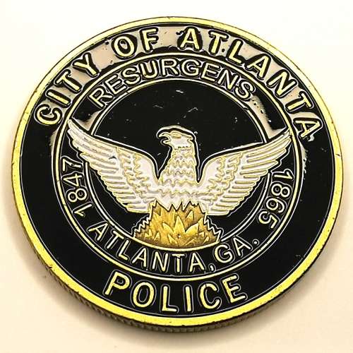 US Atlanta Police Dept. St Michael Coin (CLEARANCE)