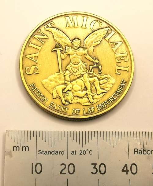 US Atlanta Police Dept. St Michael Coin (CLEARANCE)