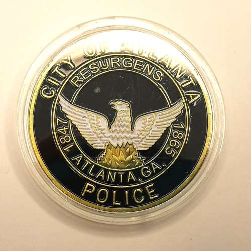 US Atlanta Police Dept. St Michael Coin (CLEARANCE)