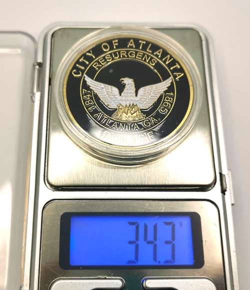 US Atlanta Police Dept. St Michael Coin (CLEARANCE)