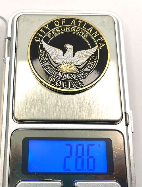 US Atlanta Police Dept. St Michael Coin (CLEARANCE)