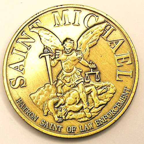 US Boston Police Dept. St Michael Coin (CLEARANCE)