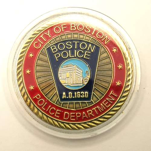 US Boston Police Dept. St Michael Coin (CLEARANCE)