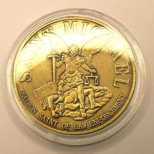 US Boston Police Dept. St Michael Coin (CLEARANCE)