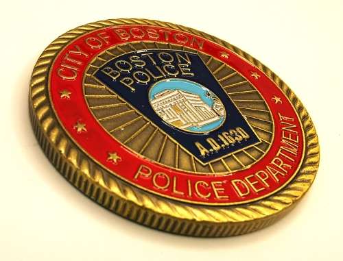 US Boston Police Dept. St Michael Coin (CLEARANCE)