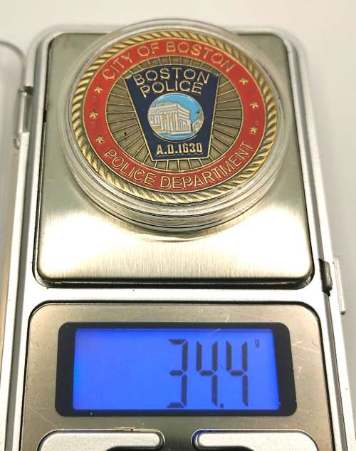 US Boston Police Dept. St Michael Coin (CLEARANCE)