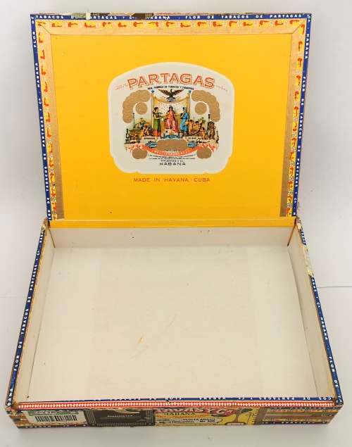 2 x Empty Cuban Cigar Cedarwood Boxes - damaged (CLEARANCE)