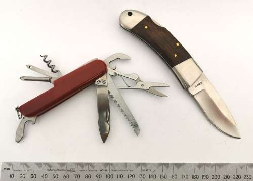 Dietz Swiss Army and Biltong Knives set with sheaths (CLEARANCE)