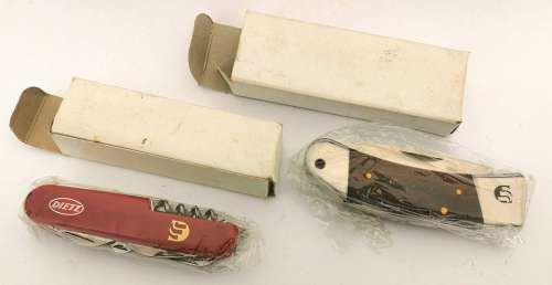 Dietz Swiss Army and Biltong Knives set with sheaths (CLEARANCE)