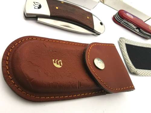 Dietz Swiss Army and Biltong Knives set with sheaths (CLEARANCE)