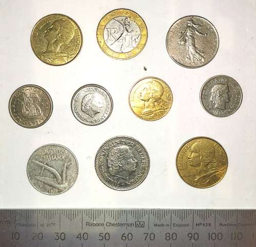 10 x Various International Coins (CLEARANCE)