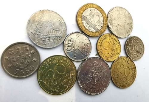 10 x Various International Coins (CLEARANCE)