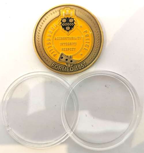 US Pittsburgh Police Dept. St Michael Coin (CLEARANCE)
