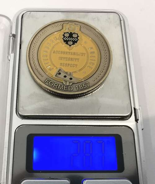 US Pittsburgh Police Dept. St Michael Coin (CLEARANCE)
