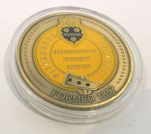 US Pittsburgh Police Dept. St Michael Coin (CLEARANCE)