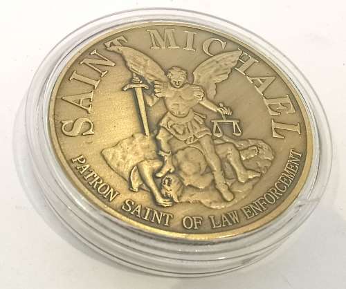 US Pittsburgh Police Dept. St Michael Coin (CLEARANCE)