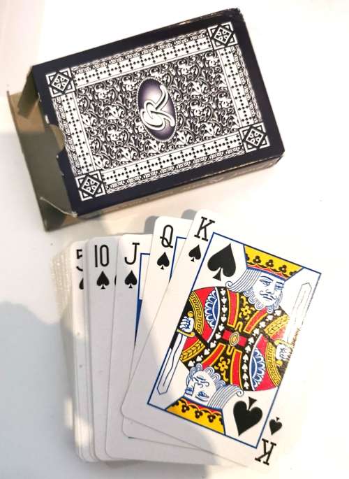 Tin Poker Box Set with 2 Sets of Playing Cards (CLEARANCE)