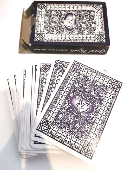 Tin Poker Box Set with 2 Sets of Playing Cards (CLEARANCE)