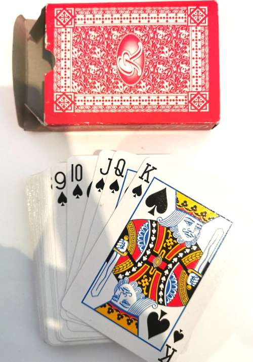 Tin Poker Box Set with 2 Sets of Playing Cards (CLEARANCE)