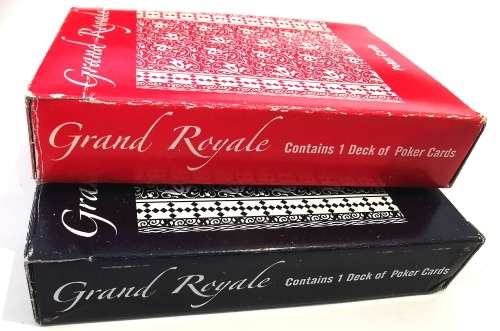 Tin Poker Box Set with 2 Sets of Playing Cards (CLEARANCE)