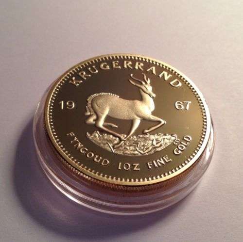 Krugerrand 1967 South African 1oz Gold Clad Coin