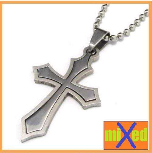 Cross Stainless Steel Pendant with Chain
