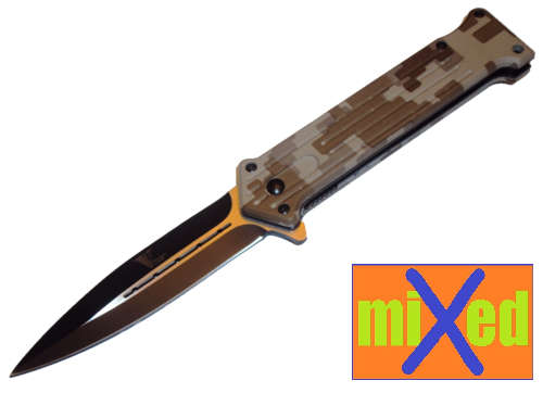 Camo Flick Knife